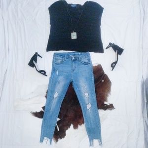 American Apparel Cable-Knit Sweater